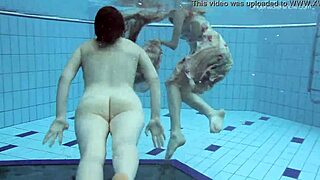 i'm watching anna netrebko and lada poleshuk underwater lesbos in the pool
