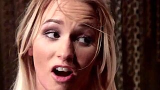 clamped blonde slave rides the sybian machine hard.