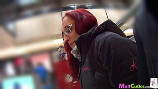 Mallcuties - Amateur Redhead Girl Sucking And Fucking For Shopping Free