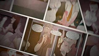 A casual discussion about an anime story involving friends in a car