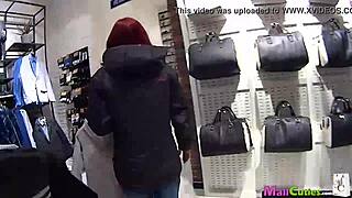 Mallcuties - Amateur Redhead Girl Sucking And Fucking For Shopping Free