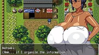 Tanned Girl Natsuki Masturbates In Public Hentai Game Episode 11.