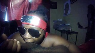 Anime Nerd Sucking Big Black Cock Sloppily