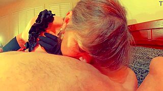 Goth Granny Loves Sucking Cock in Hardcore POV Scenes