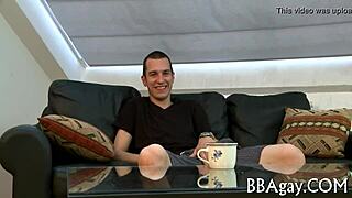 Watch this twink in gay porn action?