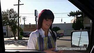 Wonder how Latina coed Audrianna Angel handles a thick cock in her tight hole?