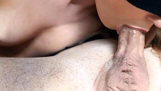 Sucking hard cock in reality