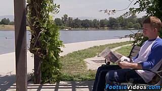 Teen’s slender feet get covered in jizz, wanna see?