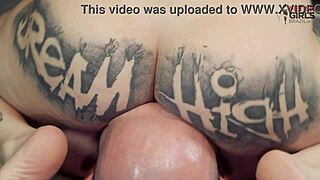 Hey, watch this rave girl dominate her submissive with intense footworship!