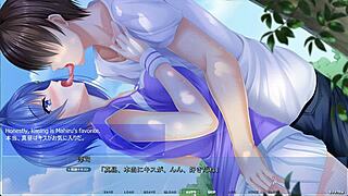 Can Mahiru impregnate the athlete in this hentai cowgirl ride?