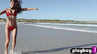 petite milf model gloria sol shows her curvy body