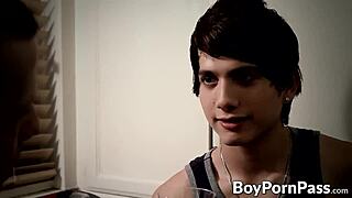 Twinks get sucked dry by thirsty vampire