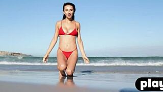 petite milf model gloria sol shows her curvy body