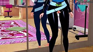 Gwen Tennyson's steamy solo show in the mirror: A Ben 10 fantasy