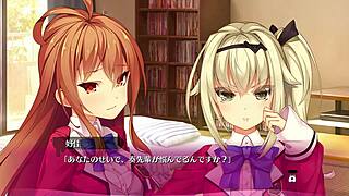 Detailed Bukkake Scene in Hentai Game 05 with Multiple Participants