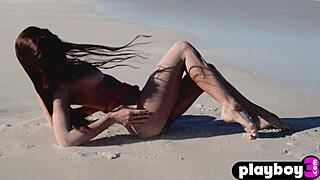 petite milf model gloria sol shows her curvy body