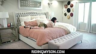 Stepson takes charge, becoming man of the house with sexy moves.