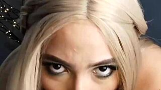 lissa tyler gift for you with big natural tits and curvy latina body