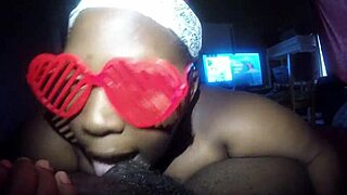 Anime Nerd Sucking Big Black Cock Sloppily