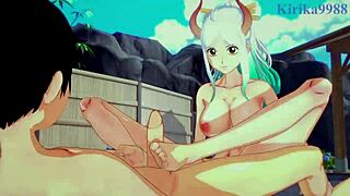 yamato and carrot explore intense scenes with luffy in one piece hentai
