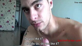 counting money while fucking horny old mexican gay man with big cock blowjob