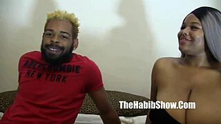 An amateur couple enjoys a tits fuck fest with Zada Roze