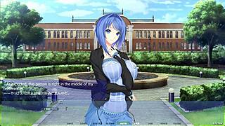 Can Mahiru impregnate the athlete in this hentai cowgirl ride?