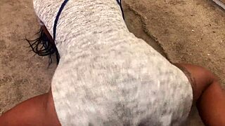 Twerking Upskirt Reveals Panties Under Skirt