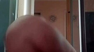 Does this russian guy love fucking his ass with a monster cock?