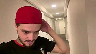 Boy from App Stretches Novinho with Monster Cock in Brazilian Scene