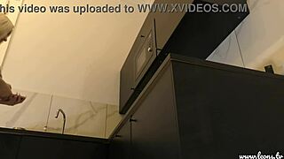 big tits big ass hot tall blonde amateur wife experience in the kitchen for porn casting in homemade mode