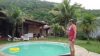 Group sex in mansion with snow white theme