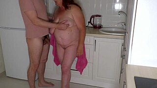 Hey, how did this milf handle huge tits and anal?