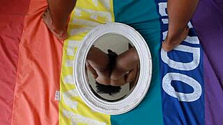 gay pride celebration with personal touches and errors