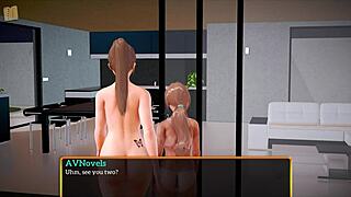 Exploring my new family in this homemade game.