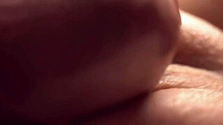 Wow, bent over pussy lips dripping juicy cum in close-up! 🌸