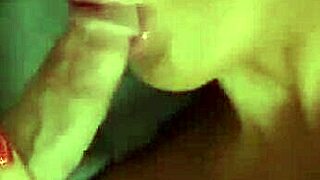 blindfolded stepmom sucks my cock eagerly