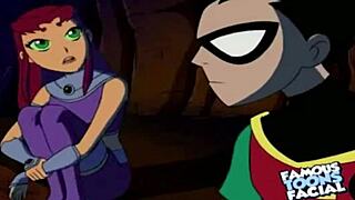 hey starfire, ready for some hot doggystyle action with robin tonight?