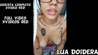 lua doidera cums with new toy at home