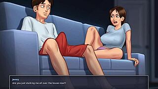 playing summertime saga hentai with big tits and creampie scenes.