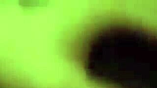 Tiny beauty, with beautiful brown hair, provides a passionate deep throat fucked blowjob mixture on a generously proportioned male partner