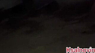 i take my wife for a walk without panties on the beach at night!