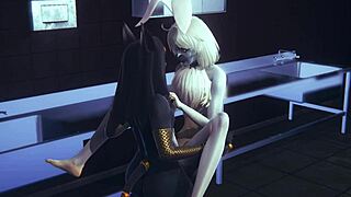 Yaoi femboy furry, ever tried a wild threesome with Anubis dogboy and Mew catboy?