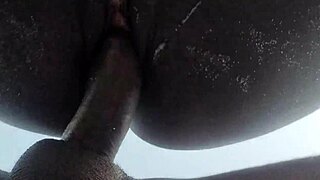 hey, first time at nudist beach, banging hot with a stranger watching