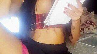 Bia hot student slut showing off without panties