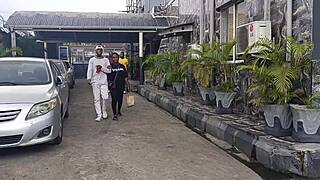 Yo, Mary Black ridin’ King Afrobang, squirtin’ everywhere with them big tits shakin’!