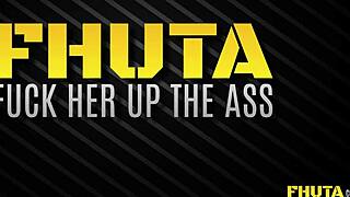 Yo, teen Kristine takes brutal anal plowing with big cock! 😈