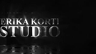 Wow, charming Violet's first wet gangbang is insane! Six big cocks give her throat piss and DVP. 😱