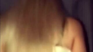 Real amateur couple where blonde bends over for homemade doggystyle