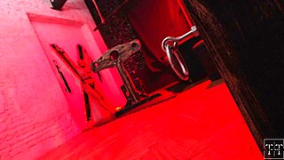 The whore accepts her punishment submissively.